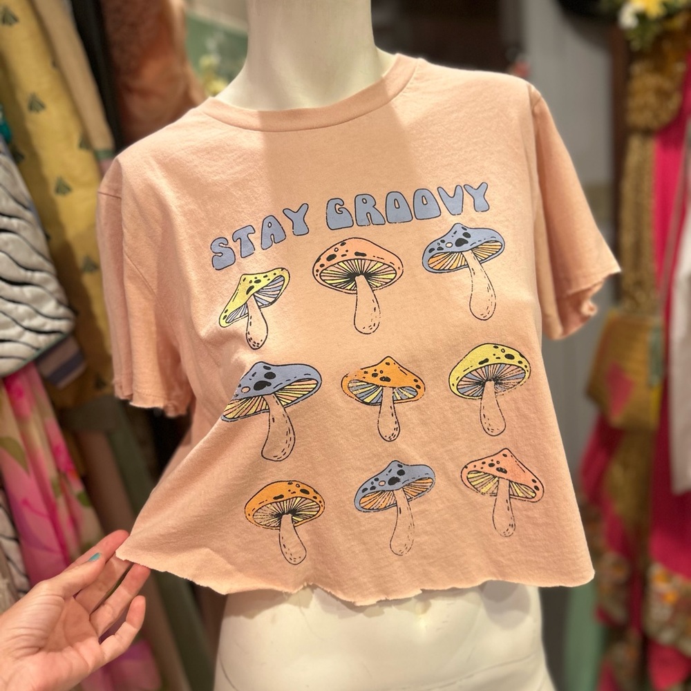 Stay Groovy Mushroom T